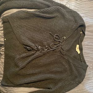 Black sweater very much used loved it but have to let it go